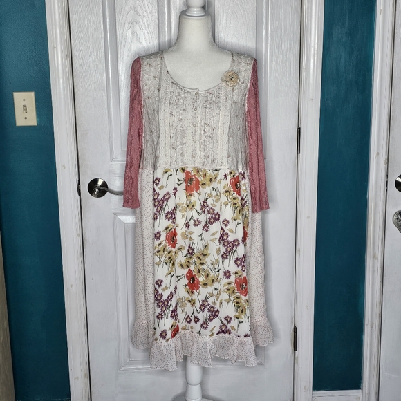 Handmade Upcycled Dress Medium-Large - Picture 9 of 9